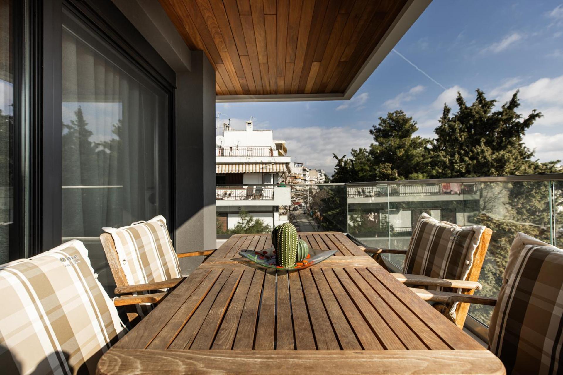 Cozy Apartment In Kalamaria, Thessaloníki Exteriör bild