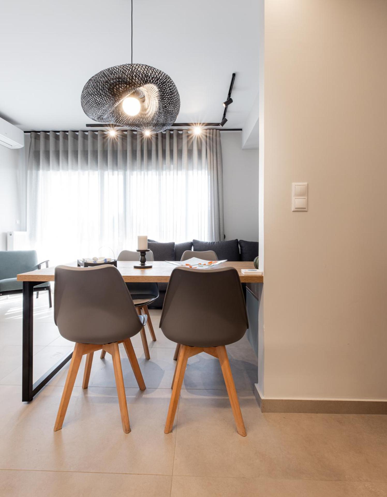 Cozy Apartment In Kalamaria, Thessaloníki Exteriör bild