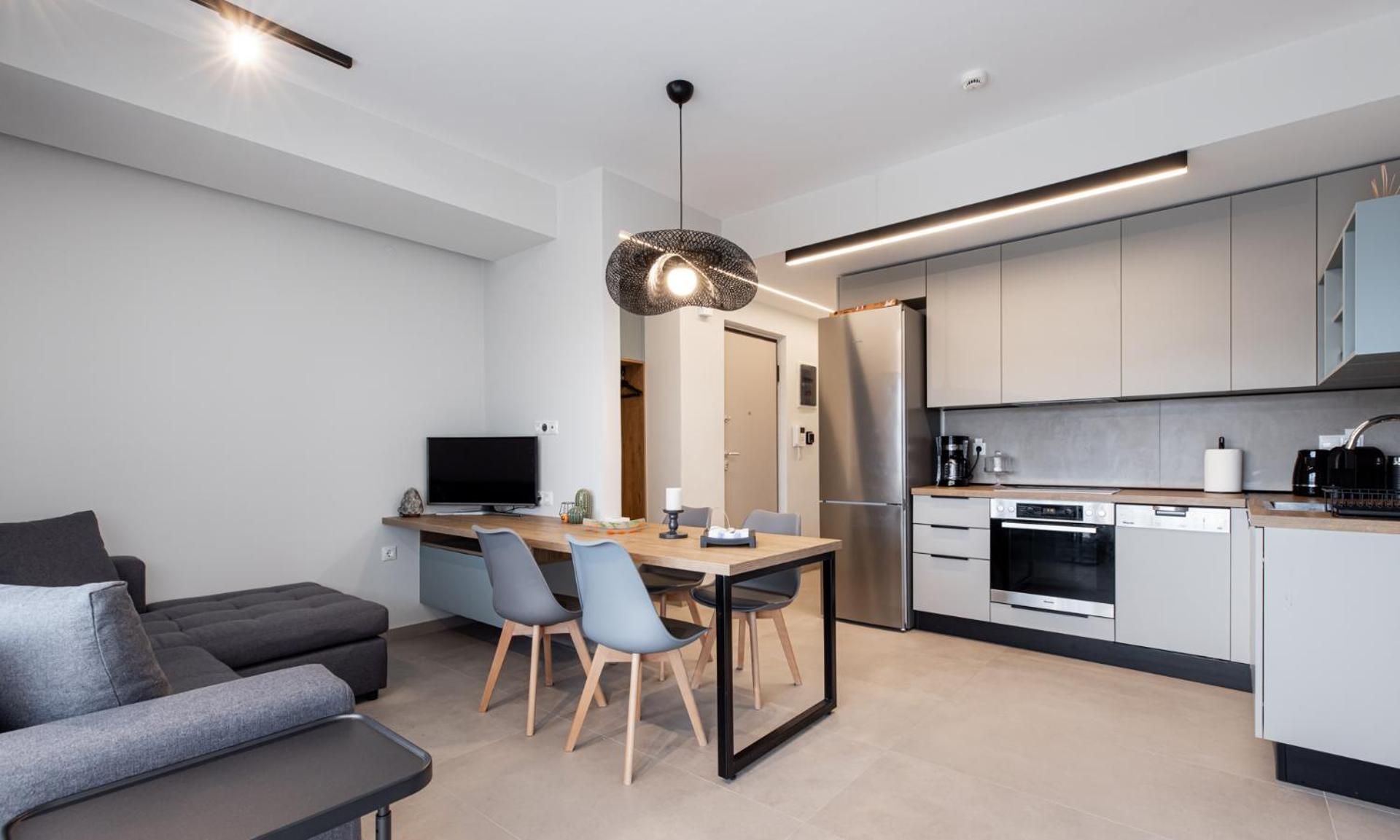 Cozy Apartment In Kalamaria, Thessaloníki Exteriör bild